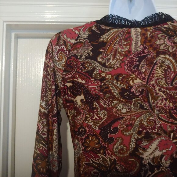 MKM Designs Vintage Babydoll Empire Waist Whimsygoth Fairy Moody Boho Top M Y2k - Picture 10 of 14